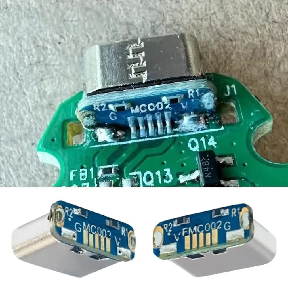 MC002 FMC002 Scheda adattatore da micro USB a tipo C Accessori per riparazione e modifica fai-da-te Supporto per ricarica e trasferimento dati USB 2.0