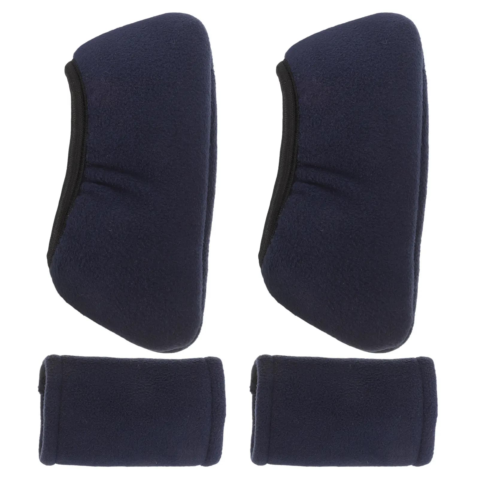 Set di 1 Copri-Gomitiere in Cotone e Pile Polare Imbottito, Antiscivolo, Ergonomico, Morbido, Traspirante e Lavabile