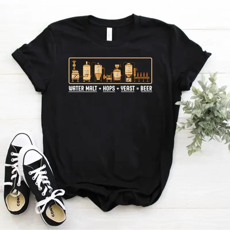 Beer Production Cycle Diagram Homebrew Funny Mesh for Beer Size S 5XL