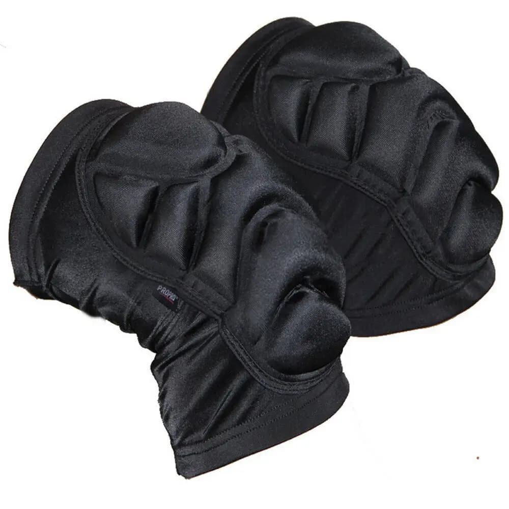 1 paio di ginocchiere unisex per lavori di costruzione, spugna ispessita, ginocchiere sportive per fitness, basket, pallavolo, protezione per le gambe