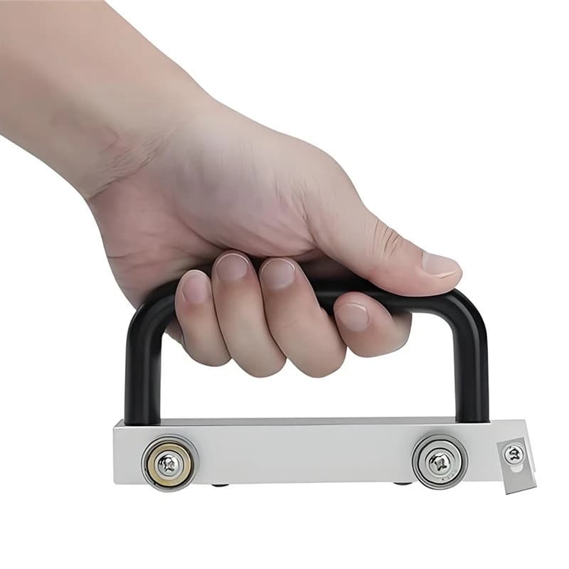 ABKS-Manual Slotting Knife PVC Plastic Roll Sports Floor Groove Cutter Wheel Vinyl Floor Groover Construction Tools