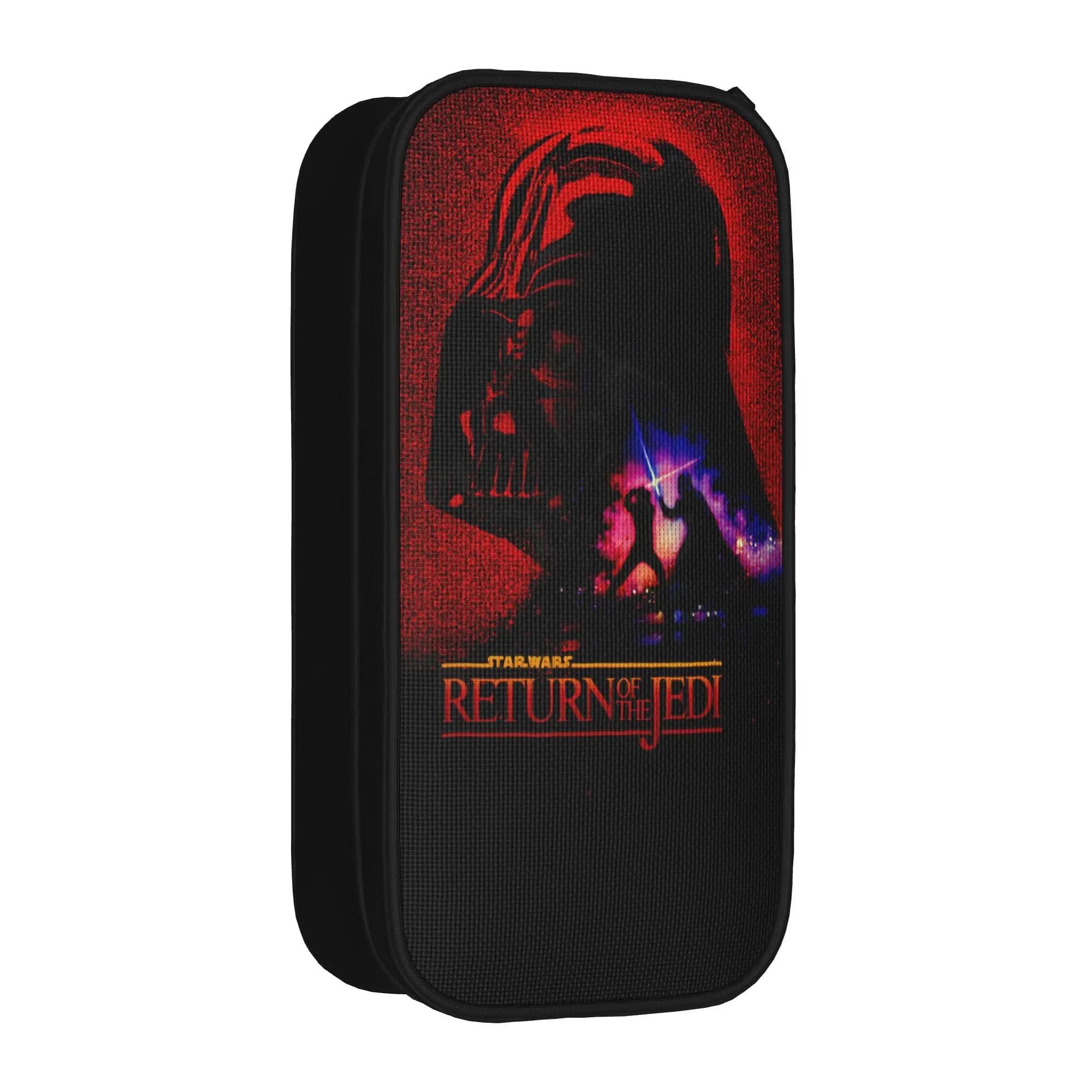 Astuccio portapenne con stampa di Darth Maul e Vader dal film Ritorno di Jedi, per studenti, forniture scolastiche, con cerniera, articoli di cancelleria