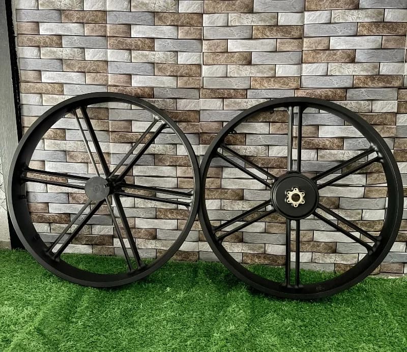 Ruote per bicicletta elettriche per bici da neve in magnesio da 26 pollici