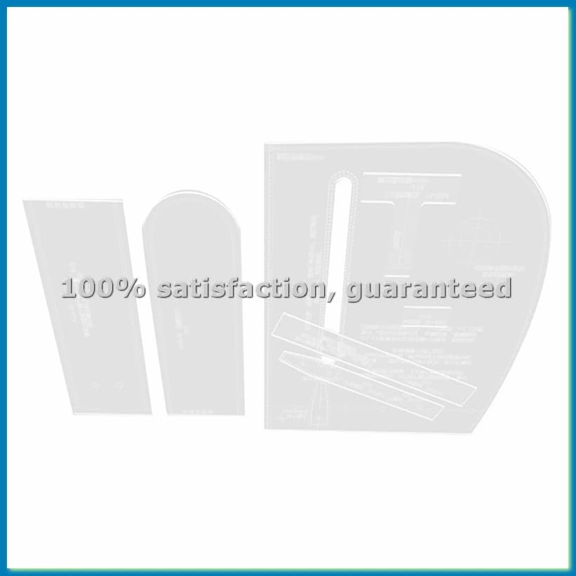 Sling Bag Acrylic Template,Leather Pattern Acrylic Leather Templates for Capacity Crossbody Backpack,-42-A10G