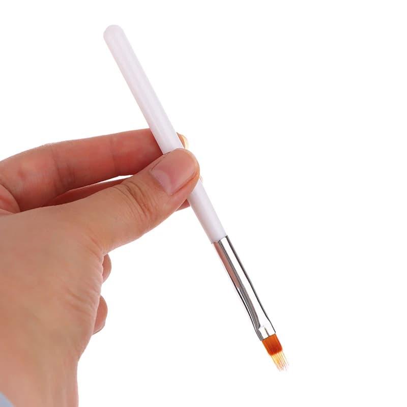 Pennello per Unghie, Penna per Unghie con Punta Dentellata, Strumenti per Disegno e Pittura Fai-da-Te, Attrezzo per Manicure, Pennello per Nail Art