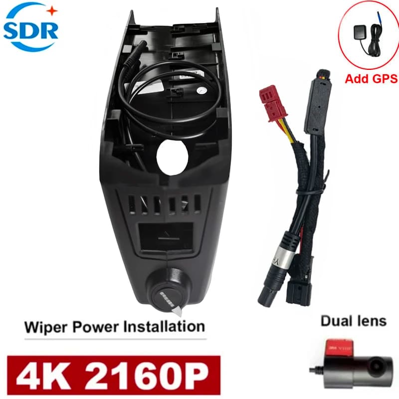 4K Plug and Play Wifi Car Camera OEM Dash Cam for BMW X4 Low Version/xDrive25i M Sport 2019 2020 with GPS and APP control