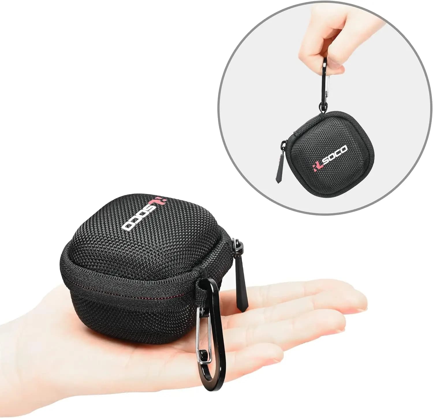 RLSOCO hard case for JBL Tune Flex/Tune Flex 2 True Wireless earphones with noise cancelling - Black (only case)