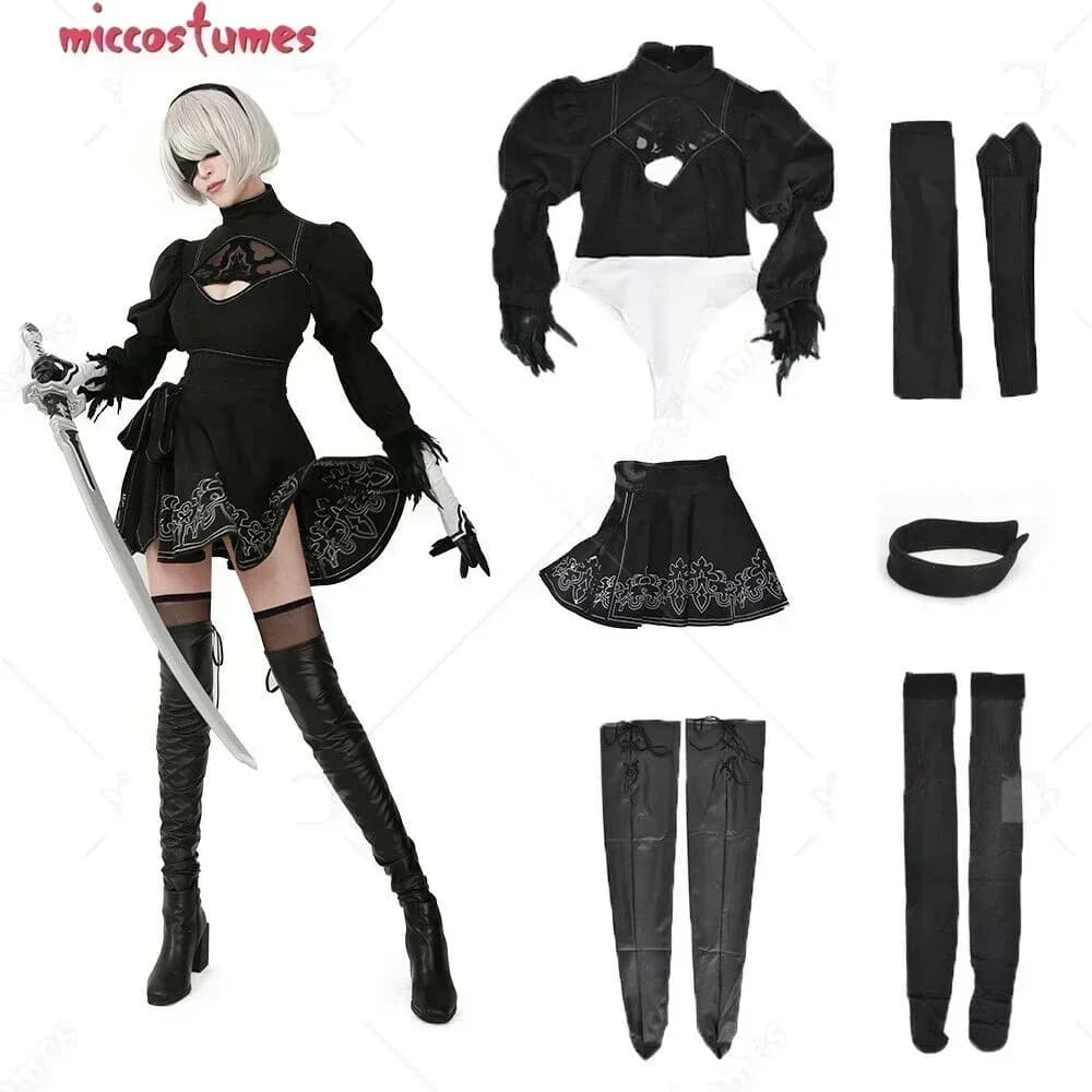 Miccostumes 24 Hours Shipping Cosplay Women's Costume Gonna leggings for hair and wig Cosplay Costume Halloween