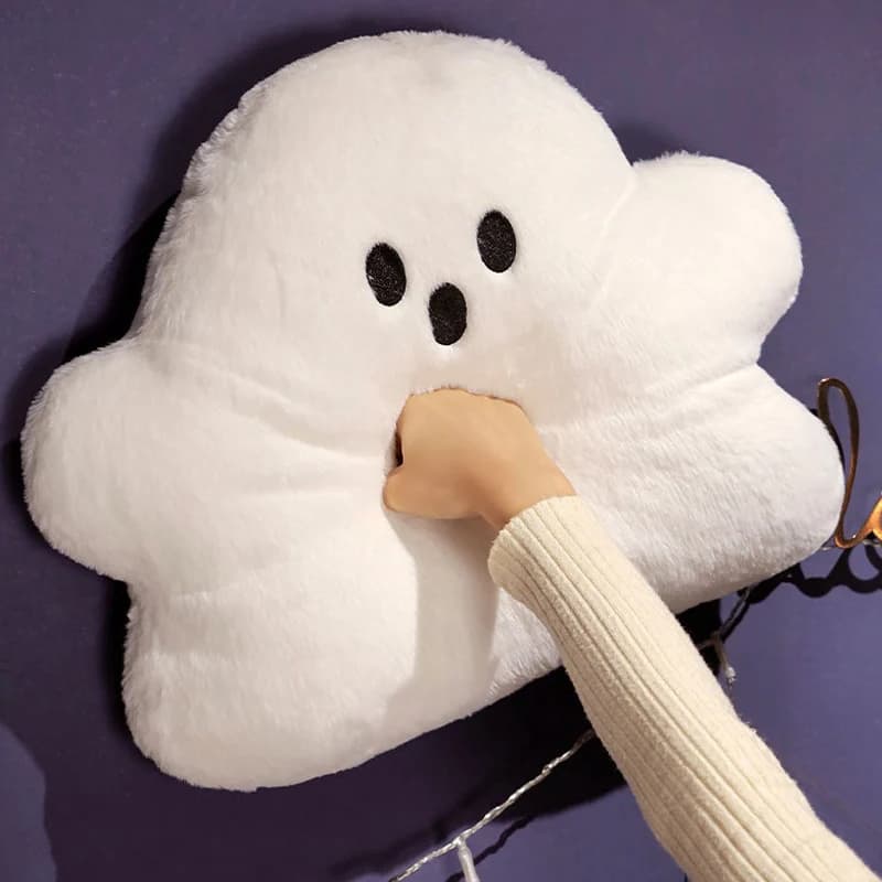Halloween Peluche Spoofing Fantasma Zucca Pipistrello Creativo Nuvola Cuscino di tiro Cuscino Regalo per feste Decorazione della camera da letto di casa della bambola