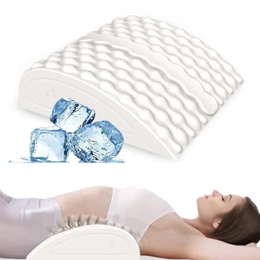 Terapia calda e fredda Sciatica Sollievo dal dolore Cuscino Massaggio sul ghiaccio e resistenza al riscaldamento - Cuscino di supporto lombare Sollievo immediato fo