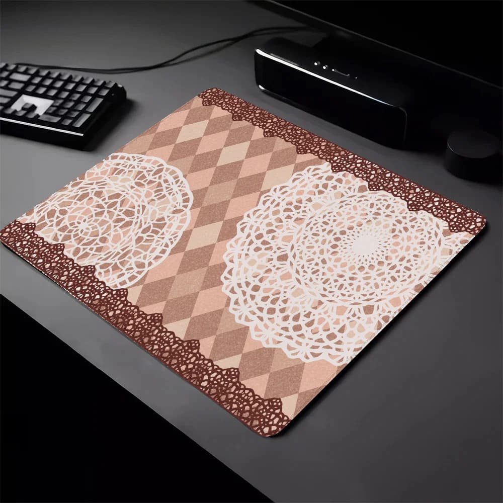 Bohemian Pattern Mause Pad Mouse tappetino per Mouse da gioco piccolo tappetino per desktop sul tavolo accessori per Pc Gamer Cabinet Mausepad Mousepad