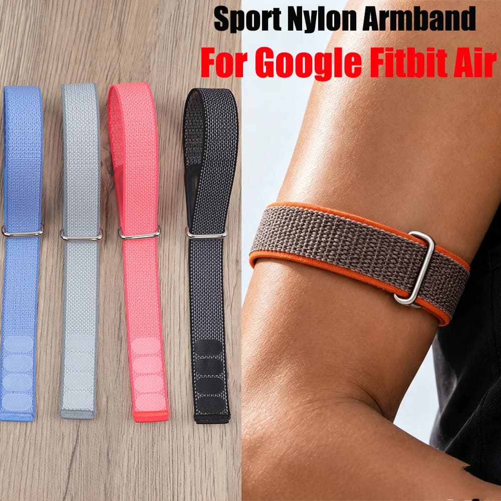 For Google Fitbit Air Bicep Armband Strap Quick Release Adjustable Nylon Loop Fitness Tracker For Fitbit Air Accessory