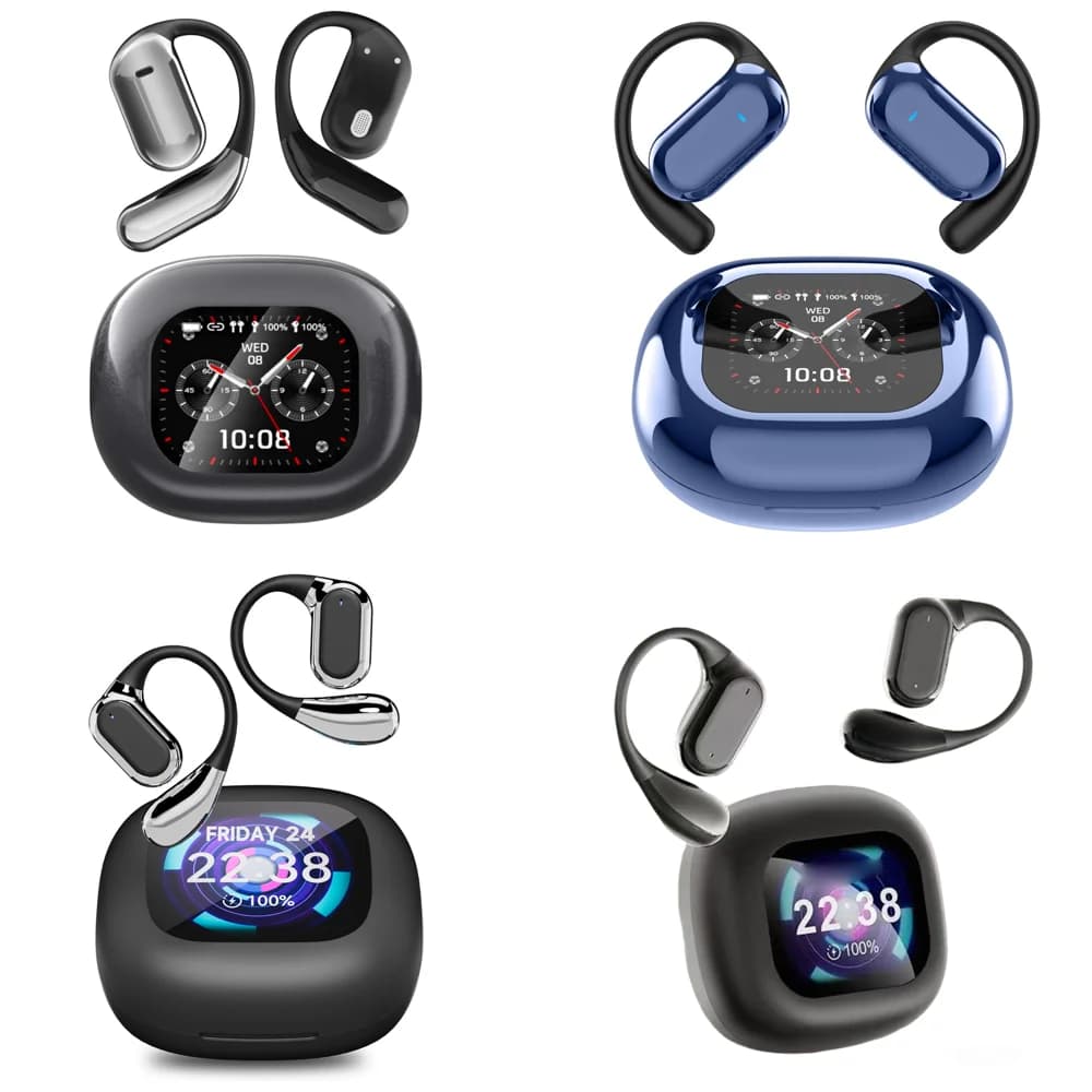 UYUXIO Open Ear OWS AI Language Translator Earphone with 144 Online Languages Real Time Translation Wireless Earbuds for Travel