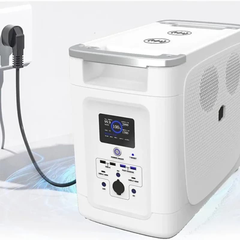 Stazione di Energia Solare per Campeggio all'Aperto, Generatore Solare Intelligente, Power Bank di Emergenza