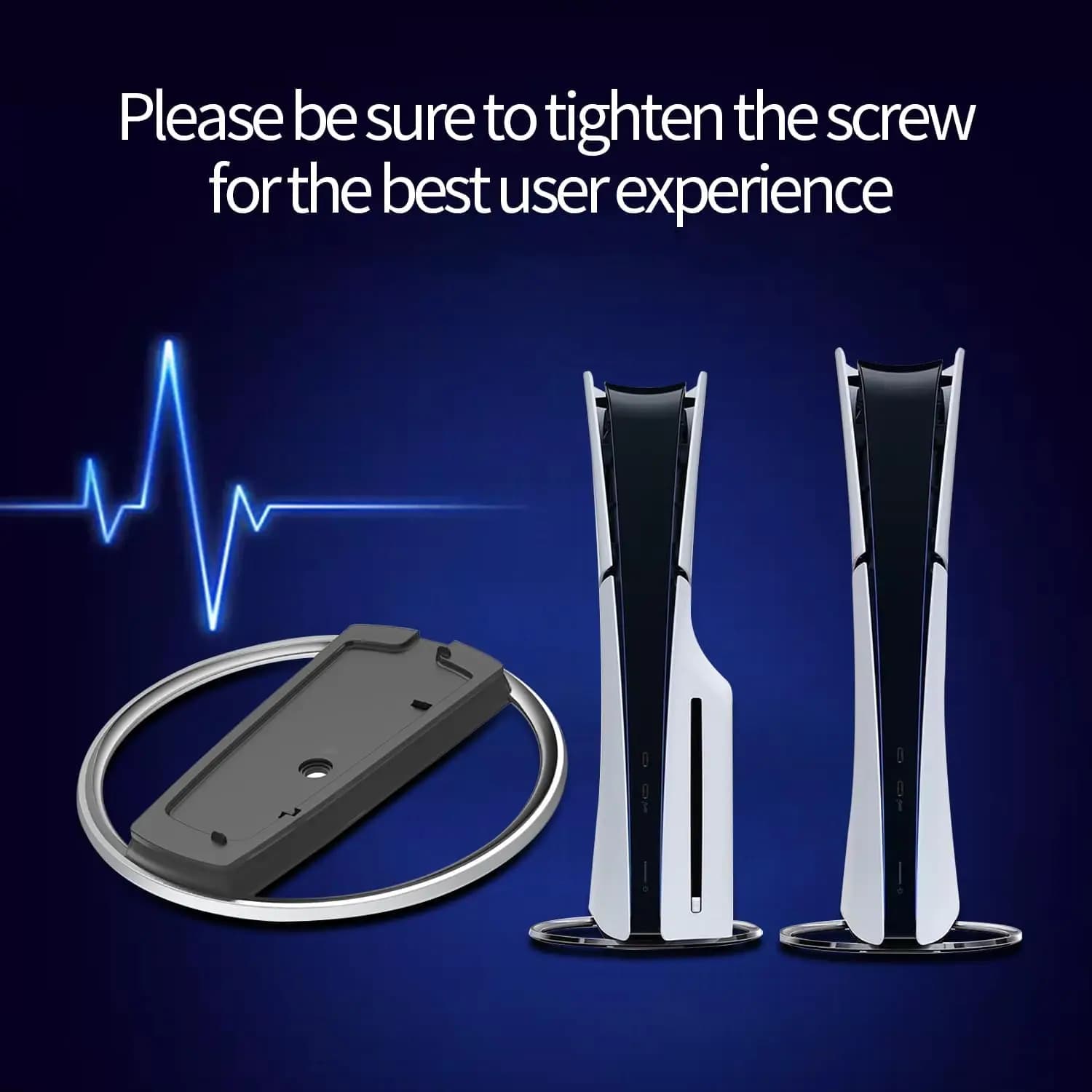 Supporto verticale in metallo per console PS5 Pro e accessori di ricambio per supporto PlayStation 5 Slim per disco PS5/visione digitale