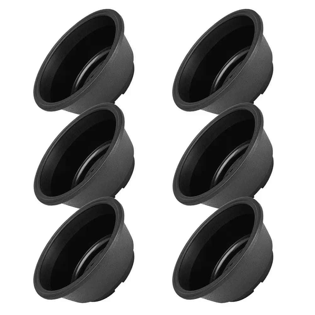 6Pcs Plastic Succulent Plant Pots Hollow Bottom Flower Pot Household Plant Container Desktop Ornament Garden Flower Planting Pot