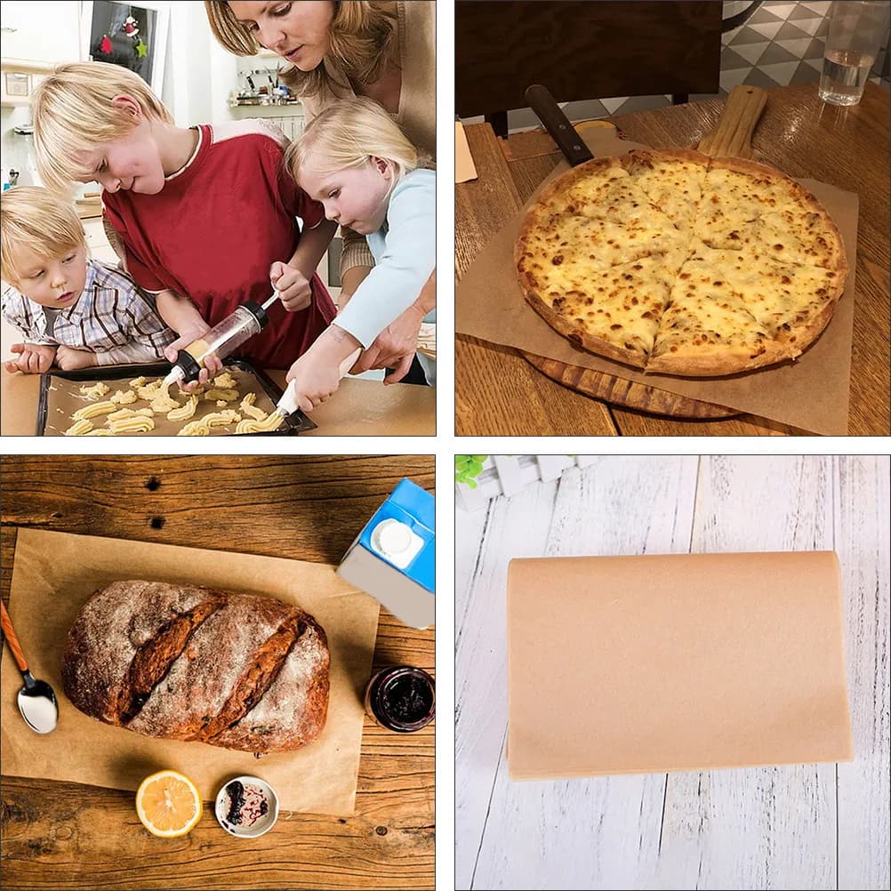 200 Non-stick Oven Paper Sheets and Oil Resistant for Air Fryer, Grid, Cakes, Pizza and Kitchen