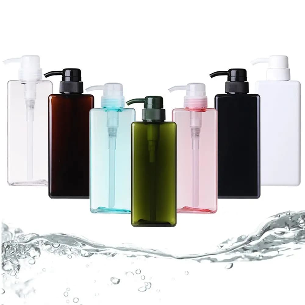 Nuovo dispenser di sapone con pompa per contenitore liquido disinfettante per le mani in gel doccia trasparente in plastica