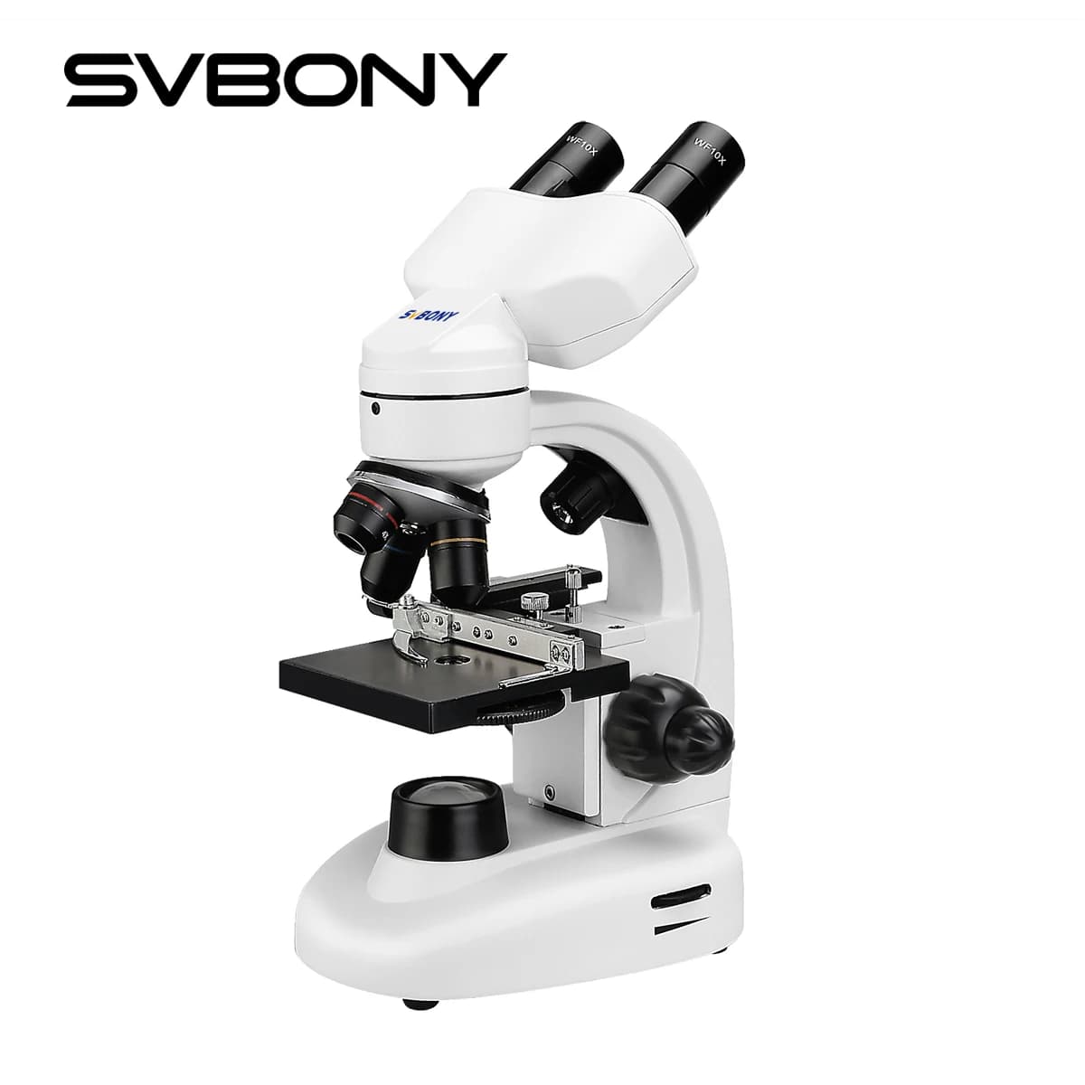 Microscopio biologico SVBONY SV605 40X-1600X Microscopio binoculare elettronico ottico binoculare per guida ritorno a scuola