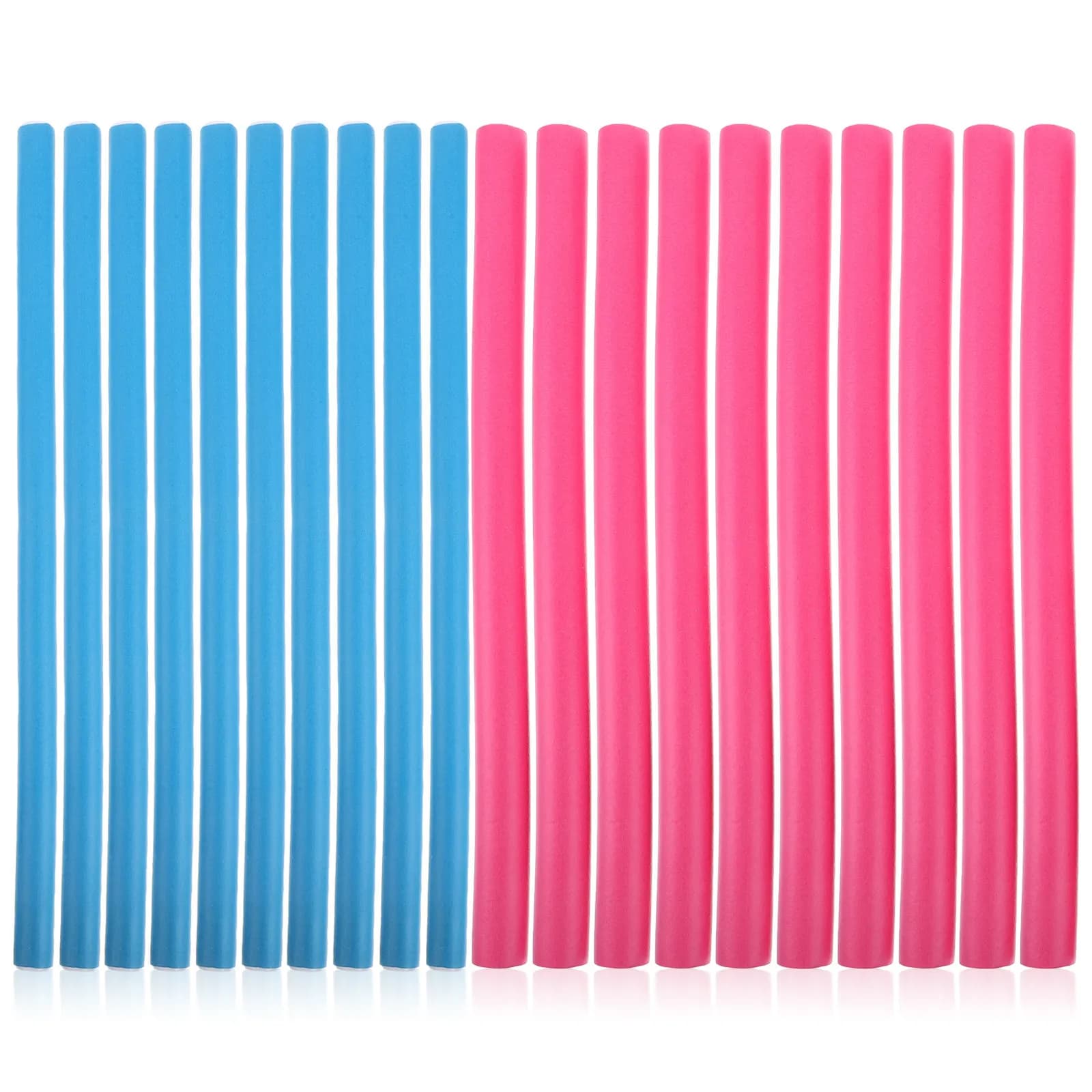 2Packs Hair Curler Rollers Women Flexible Heatless Curling Rods Foam Hair Curls Perfect for Soft Damage- Random Color