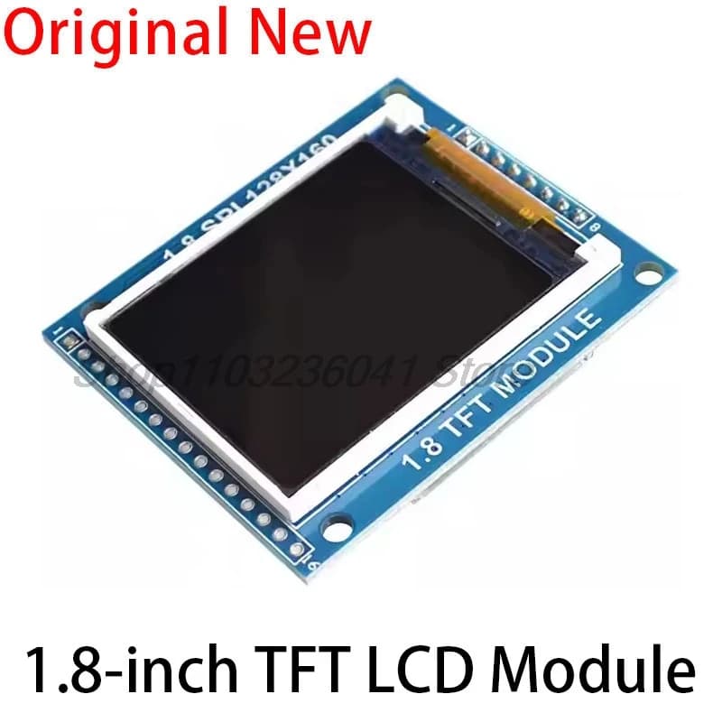 IC 128x160 Dot Matrix 3.3V 5V PCB display LCD TFT serial SPI IO Inerface compatible for Arduino