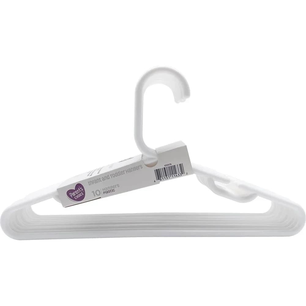 Confezione da 8 grucce per neonati con scanalature antiscivolo, organizer per vestiti per bambini, leggero e durevole, salvaspazio per armadio, per neonati