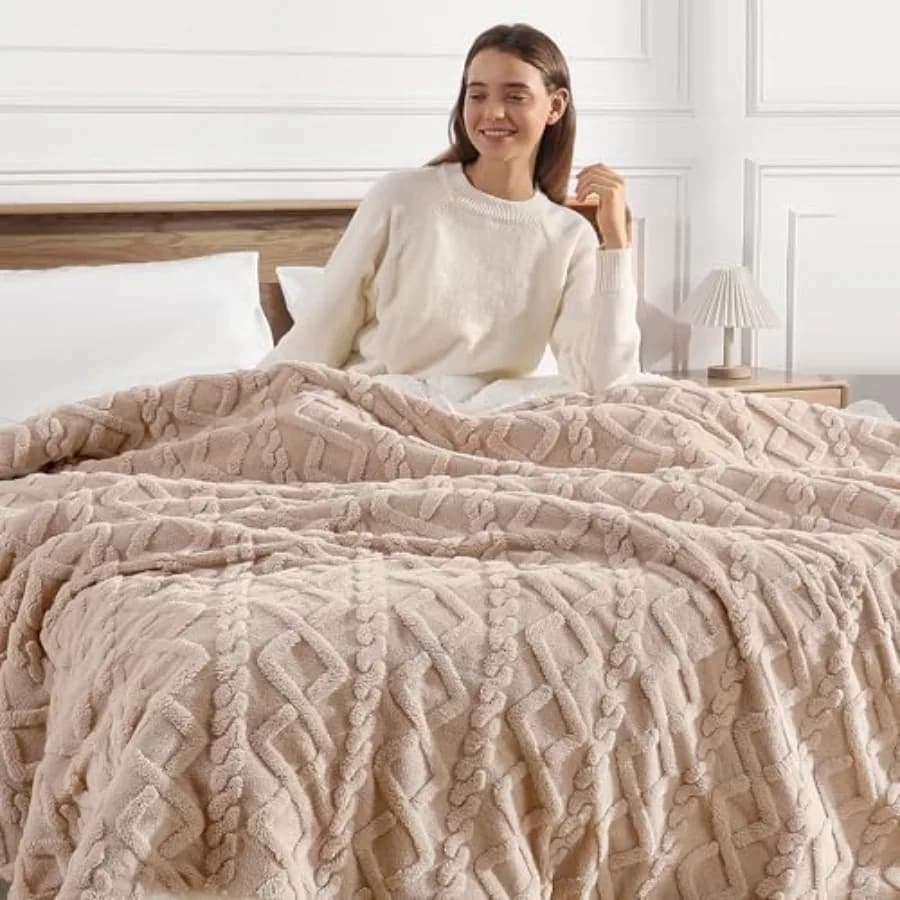 Coperta riscaldata Coperta elettrica queen size - 84"x90" Coperte riscaldate lavabili a doppio controllo per letto con riscaldamento rapido e sovrapposizione
