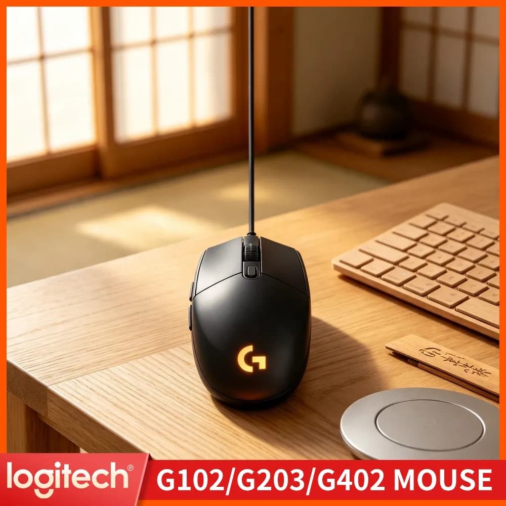 Logitech G102 Wired Gaming Mouse,Programmable Function Buttons,Sync Lighting Effect,Smooth Sliding For Daily Computer Use