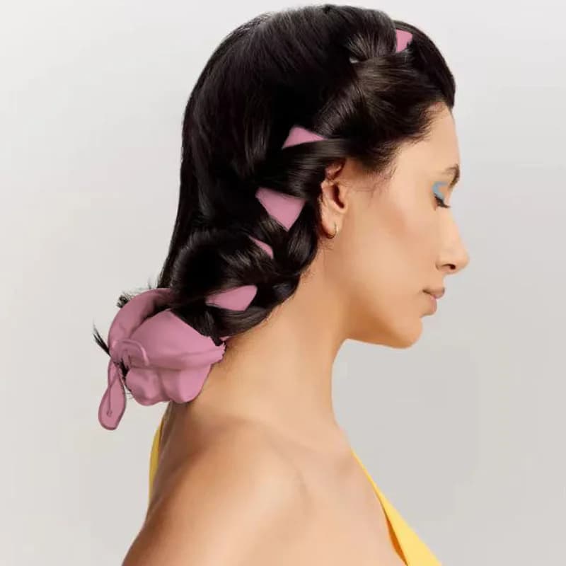 Ferro arricciacapelli non riscaldato, strumento per arricciare grandi onde, fascia per dormire, strumento per arricciare l'esercizio pigro, strumento per lo styling dei capelli