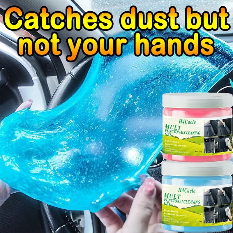 4 pz. 160G Super Dust Clean Clay, Gel detergente per tastiera, Slime giocattolo, Gel per auto, Kit di pasta modellabile USB per la pulizia di laptop