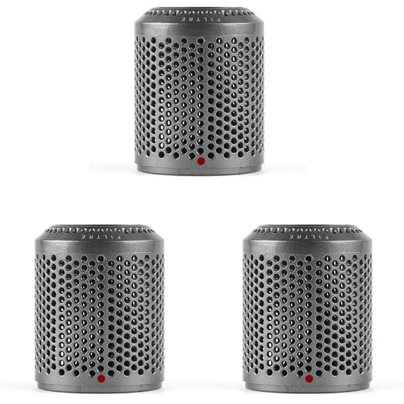 TFORU-3X Suitable for Dyson HD01 HD03 HD08 Hair Dryer, Anti Dust Filter Cover, Vacuum Cleaner Accessories, Light Grey