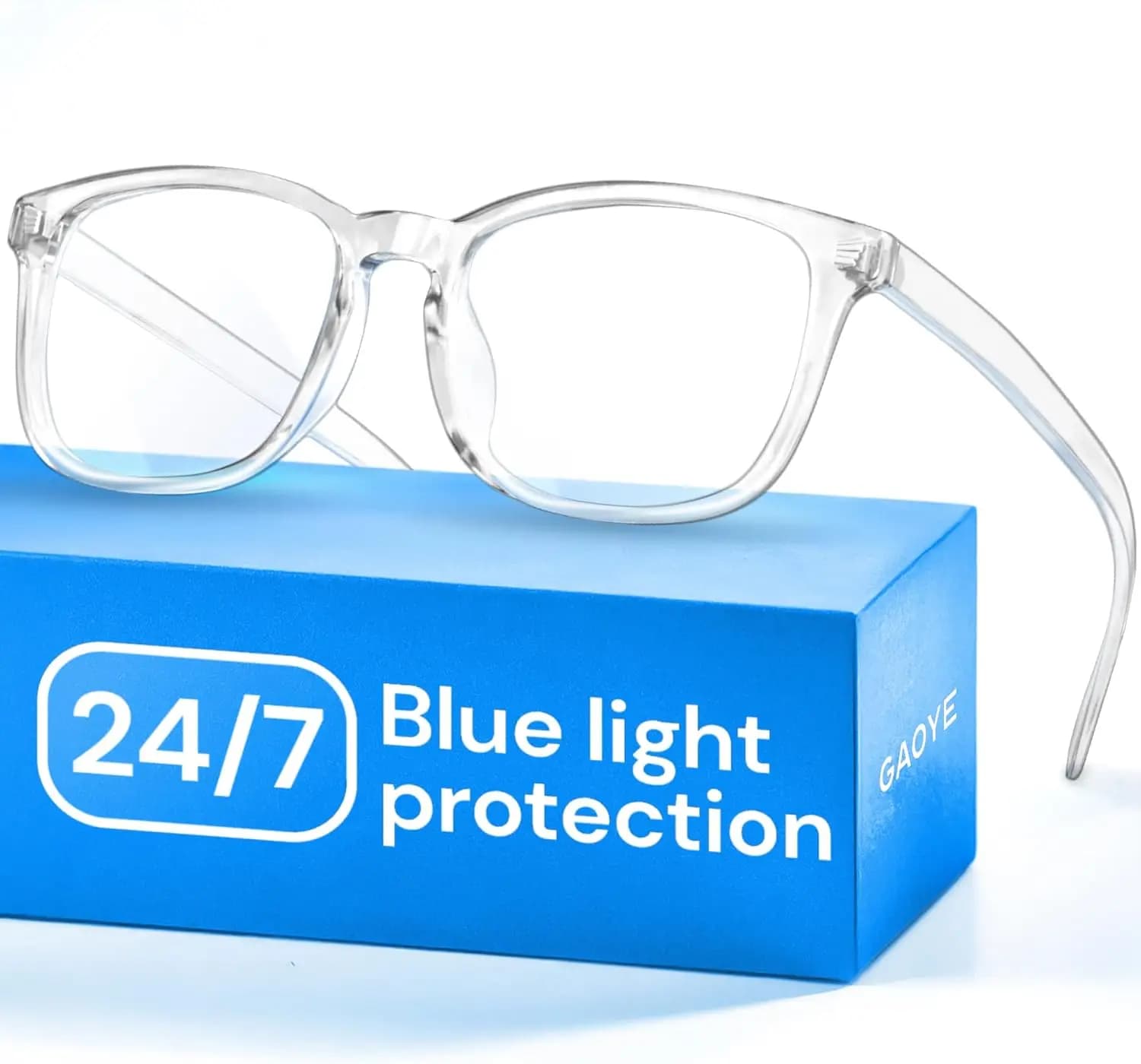 Anti-Blue Lens Glasses for Computer and Gaming - Anti-UV, Scratch Resistant, Comfortable fit