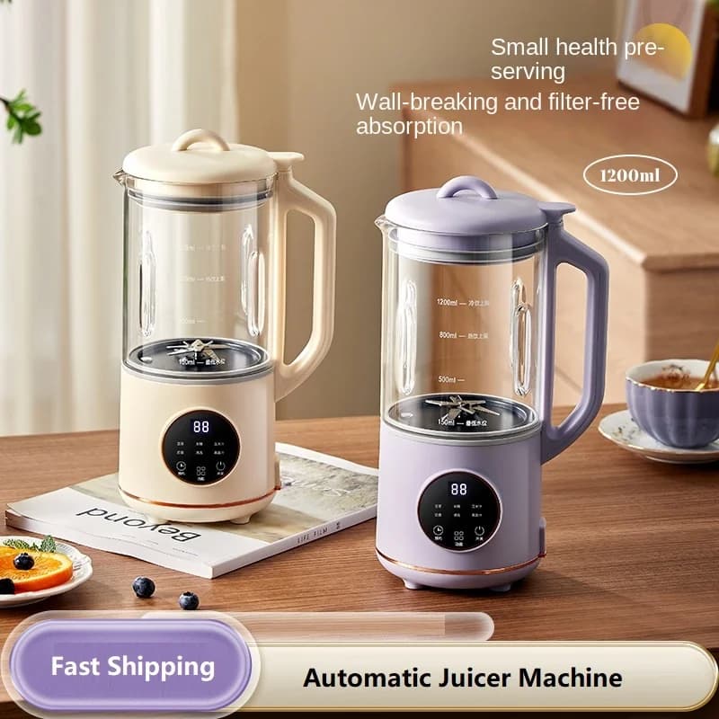 Multifunctional electric kettle for children's production of soy milk automatic blender for silent and easy to use soy milk shake