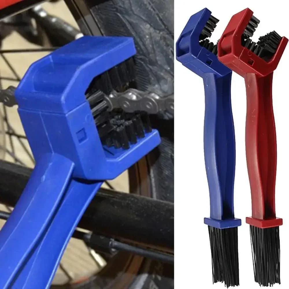 Portable Bike Chain Cleaning Brush Cycle Brake Remover Bicycle Clean Motorcycle Maintenance Tool Bicycle Scrubber Repair Tools