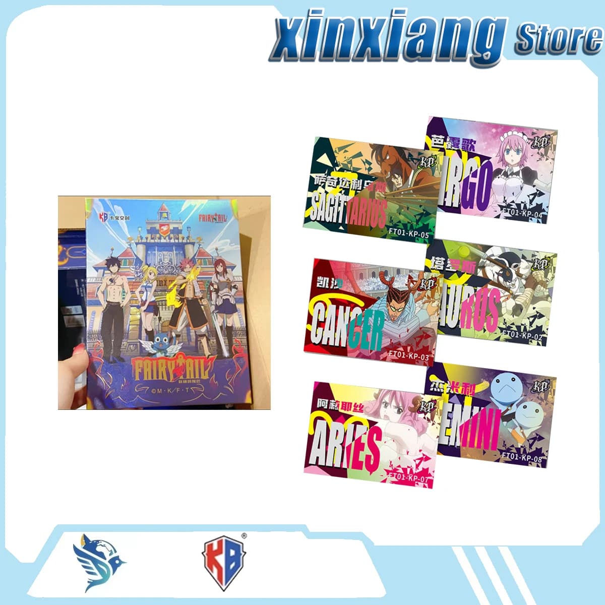 Kabao Culture & Creative Works Game Trading Cards Fairy Tail Collect Anime Cards Cartoon Characters In Anime And Manga Collect