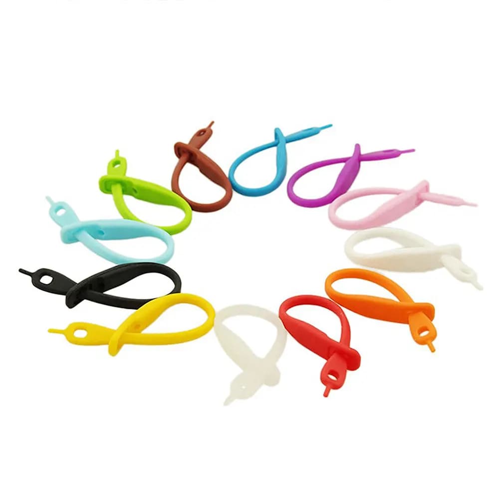 12 Pezzi Segnaposto in Silicone per Bicchieri, Etichette per Cocktail, Cene, Raduni, Birra, Identificazione Bicchieri da Festa