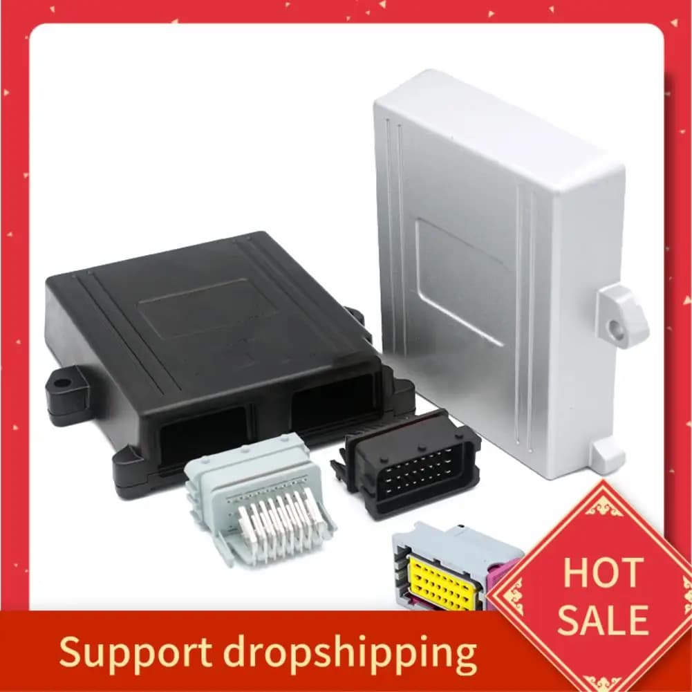 B44C ECU Shell 48 Pin Custodia in alluminio Scatola Connettore automatico 1 Set Presa per circuito stampato pannello controller a bordo per auto