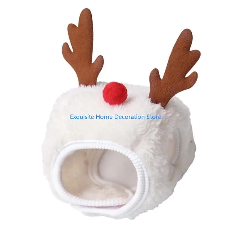 Cappello da stella Natale L5BF per gatti per cani Costume da renna delle stelle albero Natale