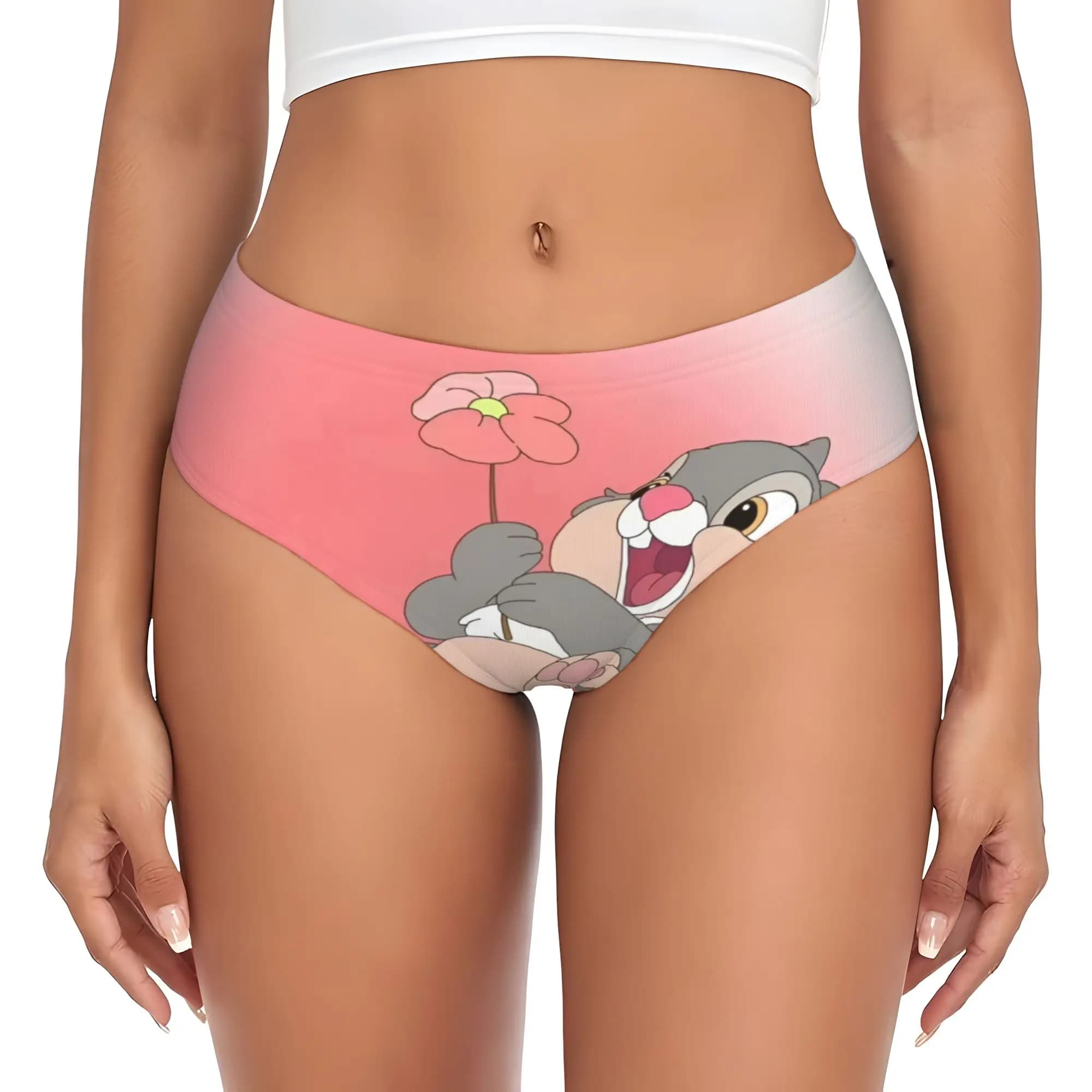 Custom Women's B-Bambies Anime Panties Comfort Briefs Underwear