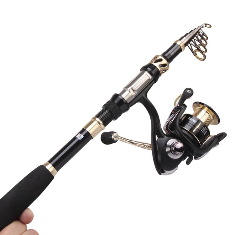Ultra Light Carp 2.1M 2.4M Sea Fishing Rod Fishing Rod Pole Blanks Carbon Fiber Fishing Rod Telescopic and Reel Combo