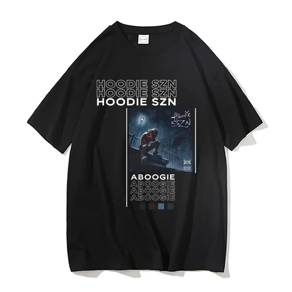 Rapper A Boogie Wit Da felpa con cappuccio Szn Graphic Tshirt Summer Regular maschio Casual oversize T-shirt uomo donna Hip Hop Vintage T-shirt