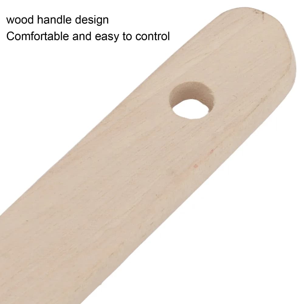 3.5 Inch Paint Brushes Wood Handle Dense Fine Fiber Oil Painting Board Brush Cozy Grasp Pigment Brush Oil Paint Filling