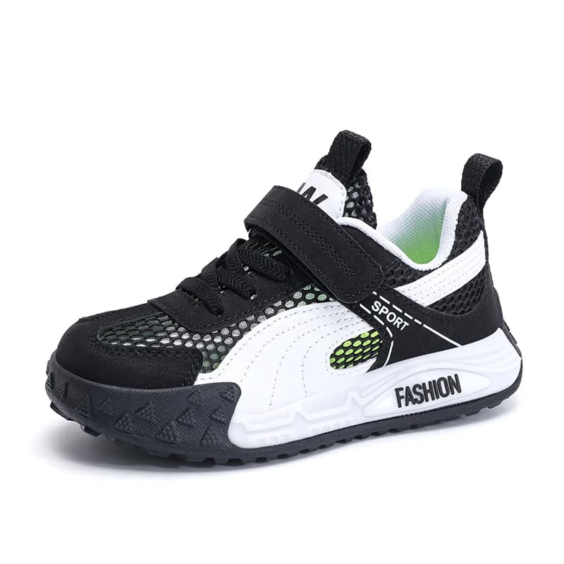 Single Mesh Kids Sports Shoes Breathable Lightweight Casual Running Sneakers