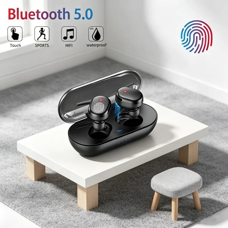 Y30 TWS Auricolari Bluetooth wireless 5.2 Cuffie wireless Auricolari con riduzione del rumore in-ear Cuffie impermeabili per tutti i telefoni