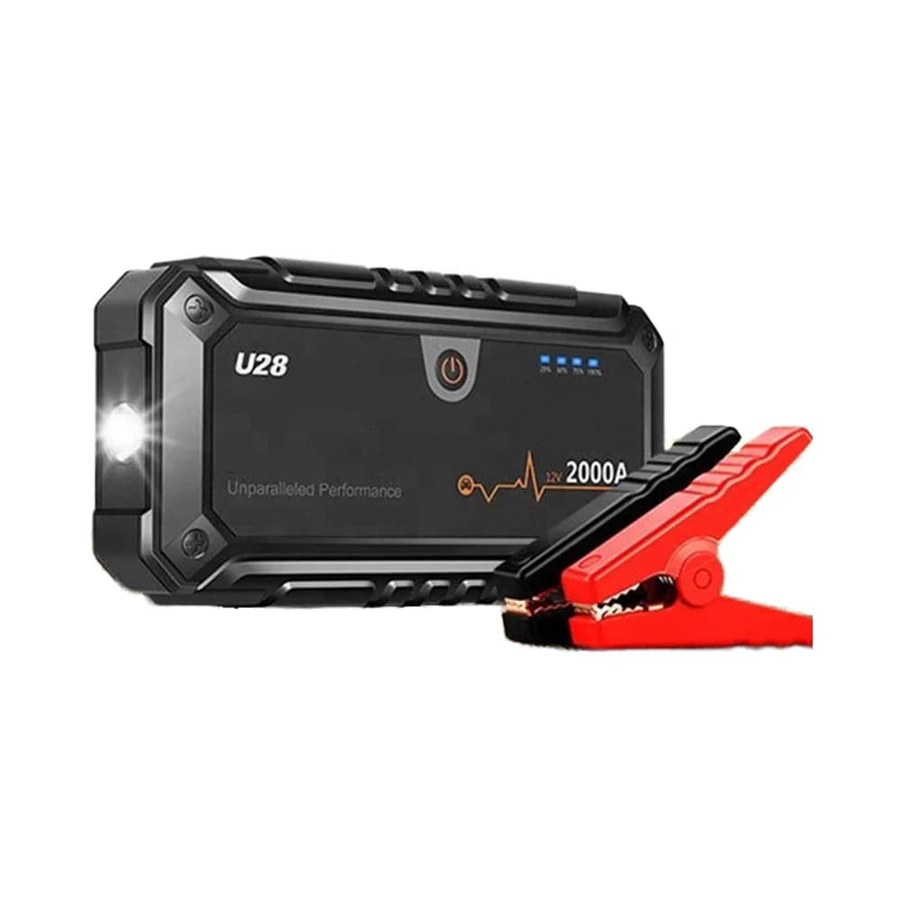 # c strumento portatile per auto booster batteria potente per veicoli diesel da 8,0 litri 2000A pacchetto ponticello per avviamento di emergenza per veicoli a punta