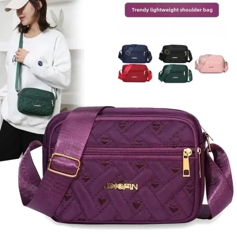 Lightweight Women's Crossbody Bag Trendy Casual Multi-Compartment Shoulder Bags Handbag for Travel