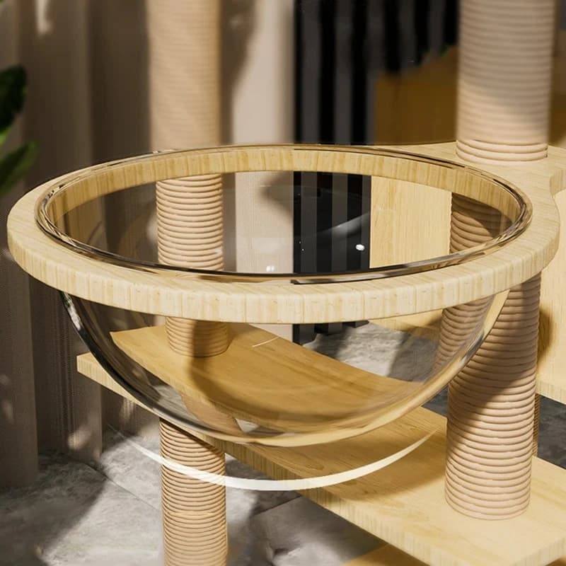 l Tutti i tipi di struttura per arrampicata su gatti, albero per gatti con nido per gatti, mobili di protezione per giochi da arrampicata integrati, moda