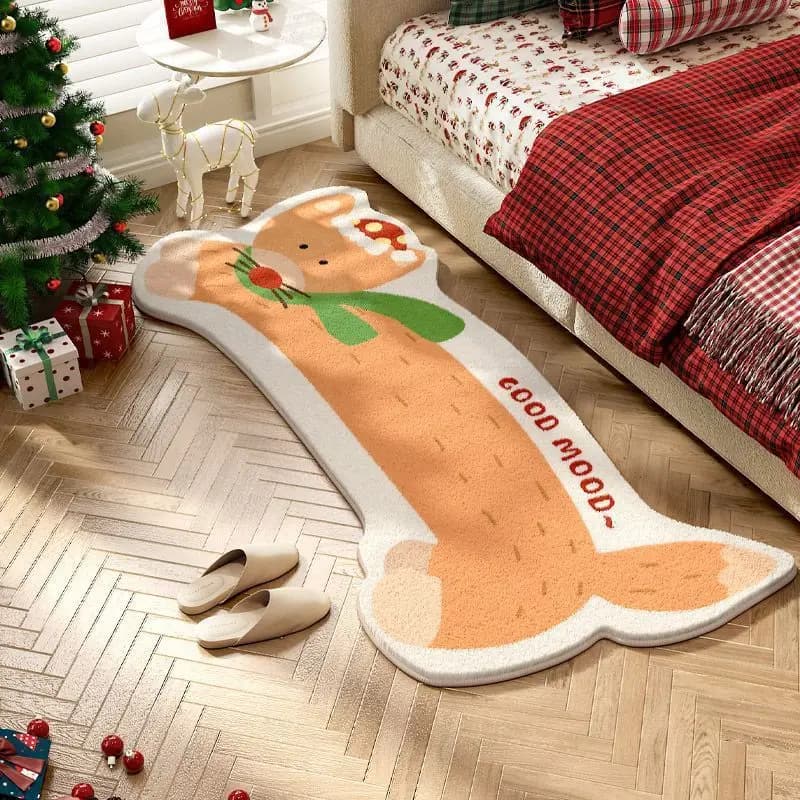 Tappeto in Finta Cashmere Abnormals Cute - Tappeto per Soggiorno, Camera da Letto, Facile da Pulire, Arredo Casa