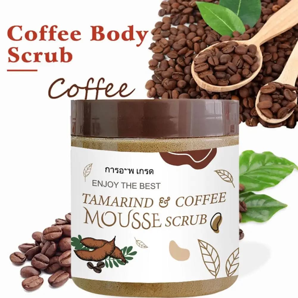 Caffè Sale marino Scrub corpo Esfoliante Pulizia profonda Rimozione cellulite Dissolvenza Melanina Sbiancamento Idratante Cura della pelle liscia