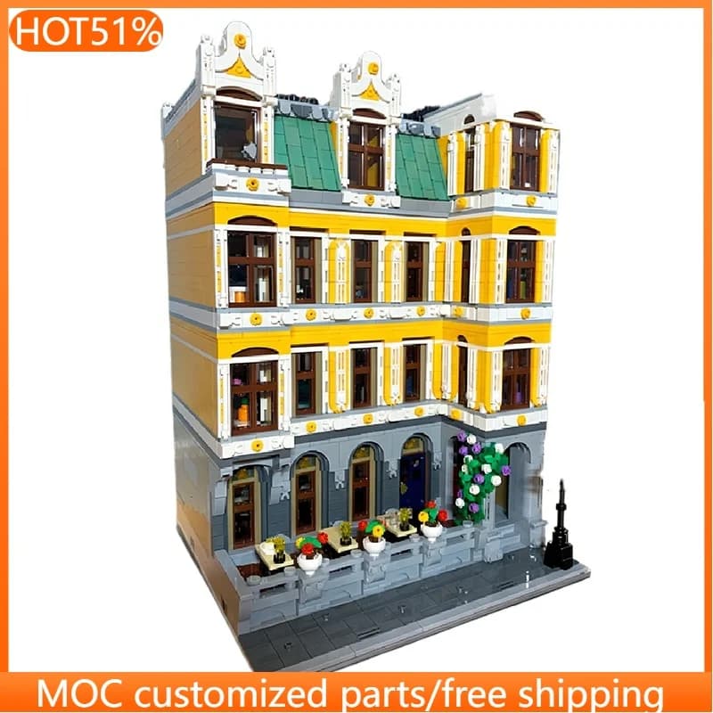 Set di Costruzioni Modulari Personalizzabili da 5727 Pezzi, Design Creativo Educativo, Giocattolo Fai-da-Te per Ragazzi, Regalo di Natale